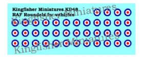 RAF 9 inch Vehicle Roundels